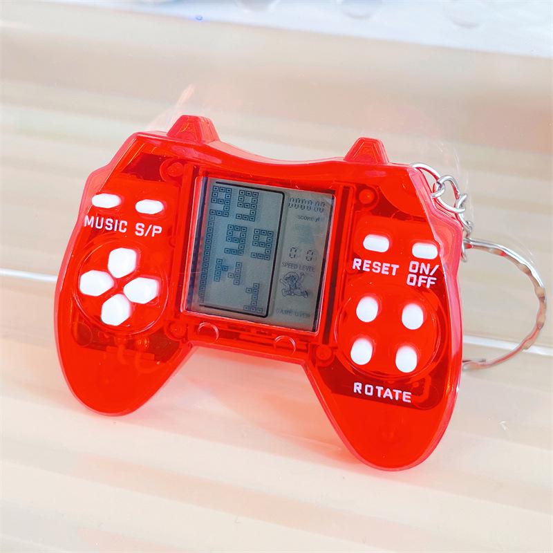 Mini Retro Handheld Tetris Game Keychain