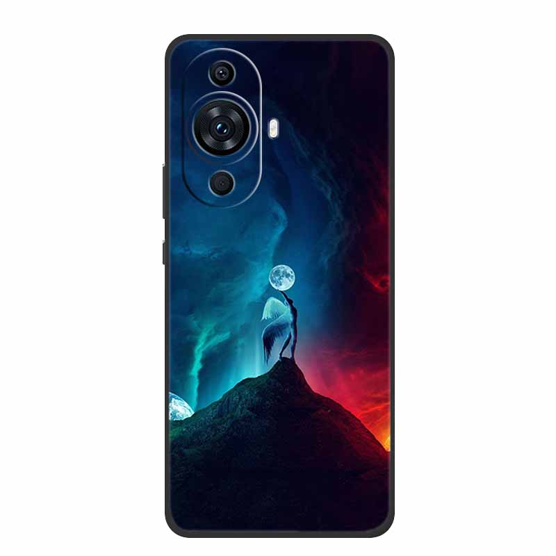 Phone Case For Huawei Nova 12s Back Cover Case Shockproof Black Silicone Soft Funda For Huawei Nova 12s Case Nova12s 6.7" Coque