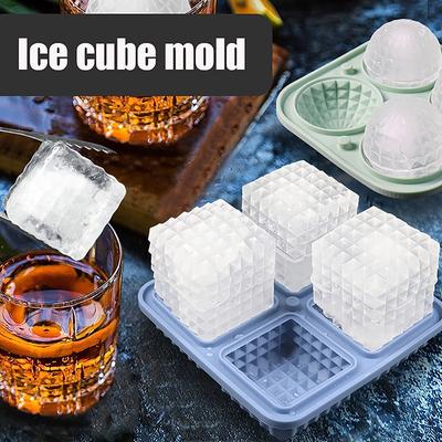 Silicone Ice Ball Maker Bar Tools Large Big Round Sphere High Balls Ice Shape Cube Mold Tray For Whiskey Cocktail 3D