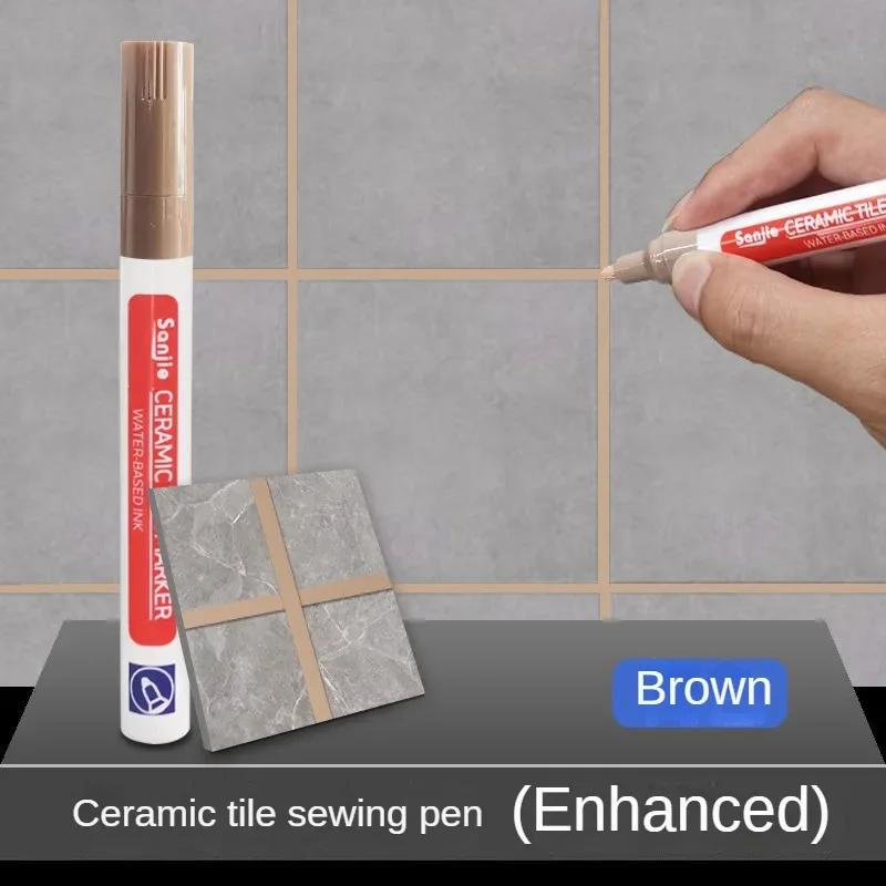 

Художественные принадлежности Затирка швов Покраска плитки Ручка для ремонта Кисть для рисования Водостойкий цветной маркер для дезинфекции Набор для чистки ванной комнаты Шов