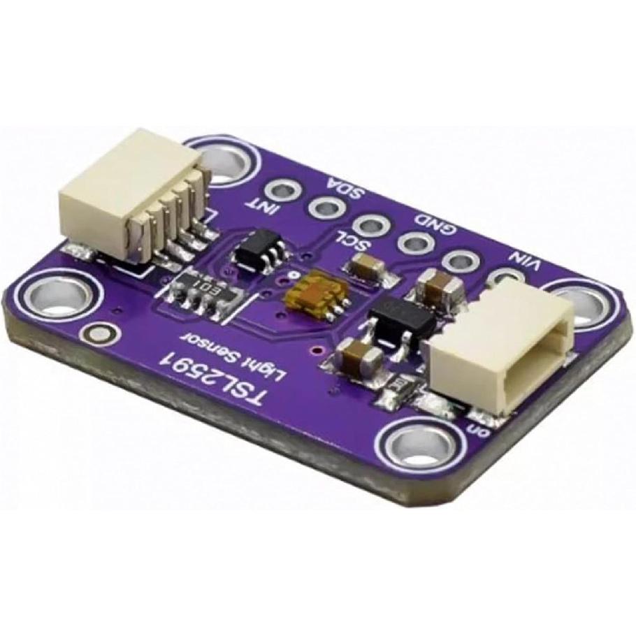 1pcs TSL2591 Digital Light Sensor Breakout Module High Dynamic Digital Optical Sensor Module I2C High Range Optical Sensor 3.3V-5V for QWIIC with