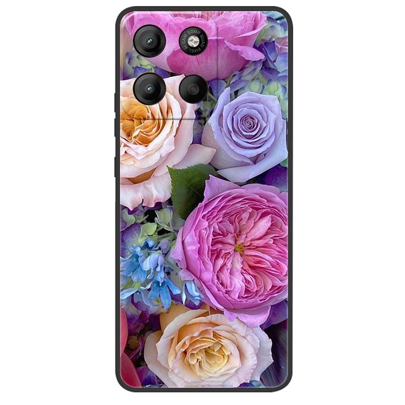 For Motorola Moto G15 Case MotoG15 Back Cover Fashion Butterfly Soft TPU Silicone Shell For Moto G14 G15 G24 G34 4G Fundas