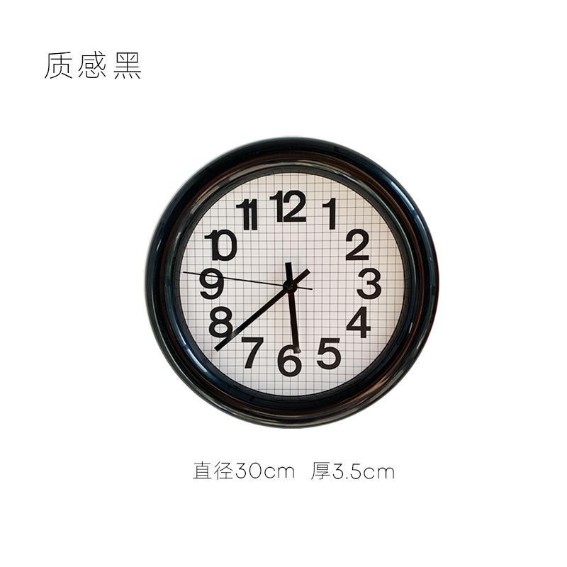 

Nordic Clock Fashionable And Creative Wall Hanging Home Time Clock Living Room Wall Hanging Decorative Paintings чорний