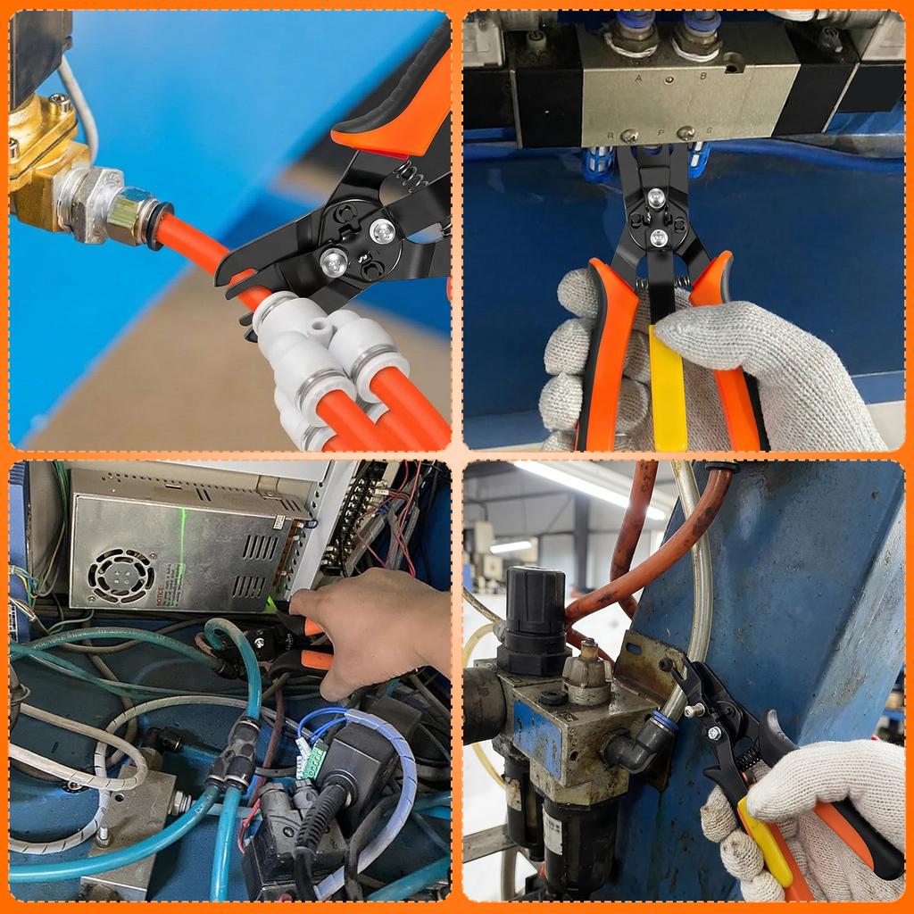 1/2Pcs Pneumatic Disconnect Tool Disconnect Pliers Set Push-to-connect Pneumatic Fittings Removal Tool Quick Disconnect Air Hose