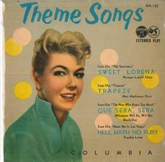 7inch Record VARIOUS - Theme Songs Vol.9 EM132 COLUMBIA Japan Soundtracks & Musicals Used