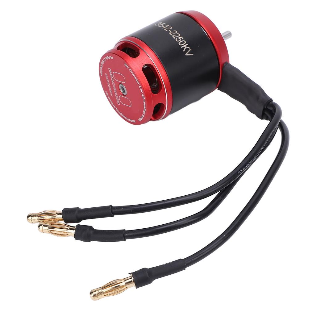 3542 Brushless Motor 110 RC Crawler 540 Brushless Motor with 4.0 Banana Plug for AXIAL SCX10 90046