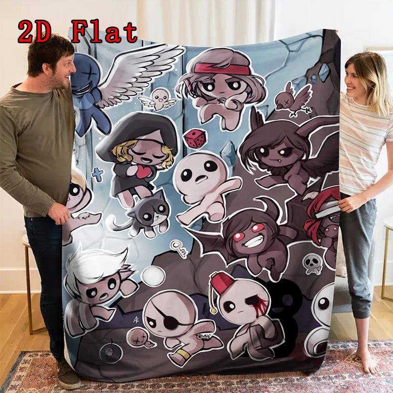 The Binding of Isaac 2D Flat Pattern Flannel Blanket High quality All Seasons Warmth and Comfort Perfect for Christmas Gifts.PMT0914028