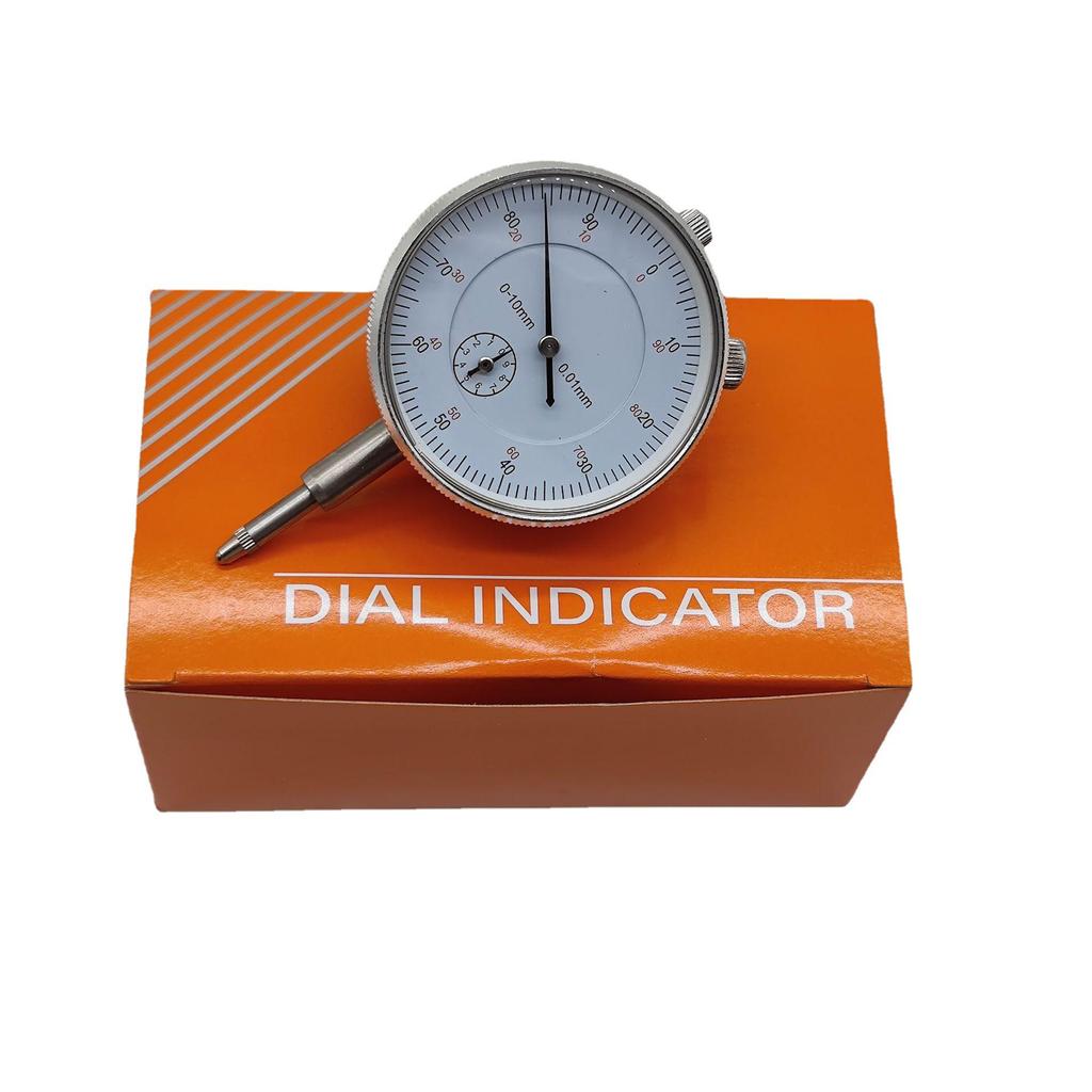 Mechanical Dial Indicator with Universal Magnetic Base, 0-10mm Range, 0.01mm Accuracy