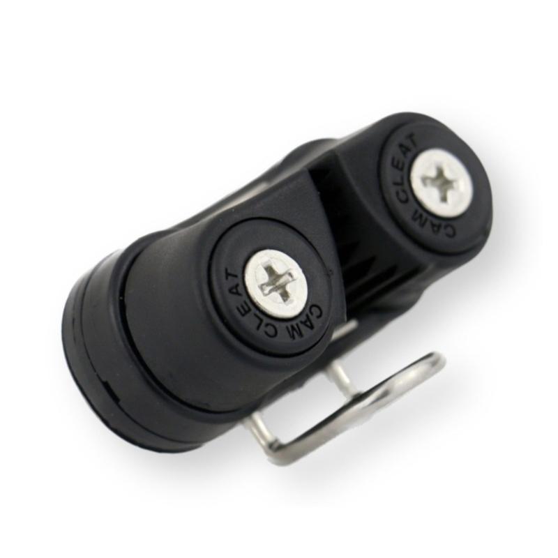 Double Nylon Strap Guide Rope Clamp with Automatic Locking Mechanism Self Lock Clamp for Easy Installation on Boats