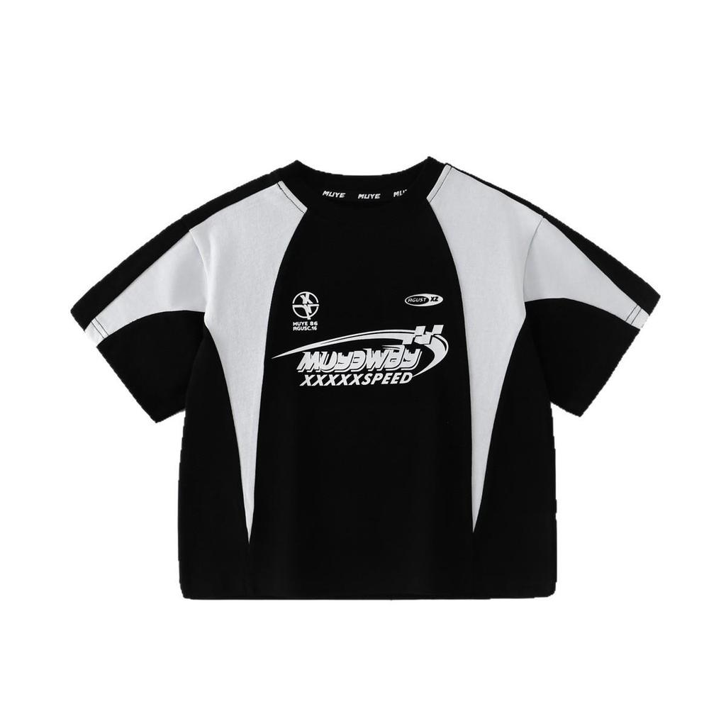 T-shirt Estiva a Maniche Corte in Cotone per Ragazzi Beiteng – Top per Bambini alla Moda e Versatile