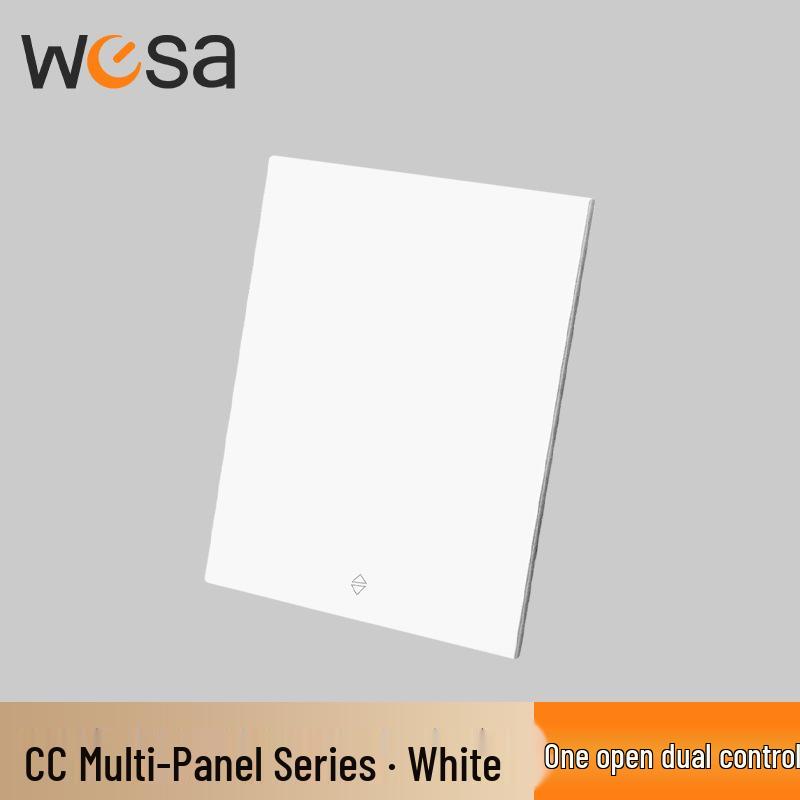 European Standard Multi-position Wall Socket with Flame Retardant Protection and Simple Design