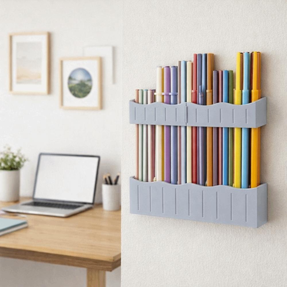 Reusable Straw Storage Rack Wall Mounted Cabinet Door Storage Container  Kitchen Use