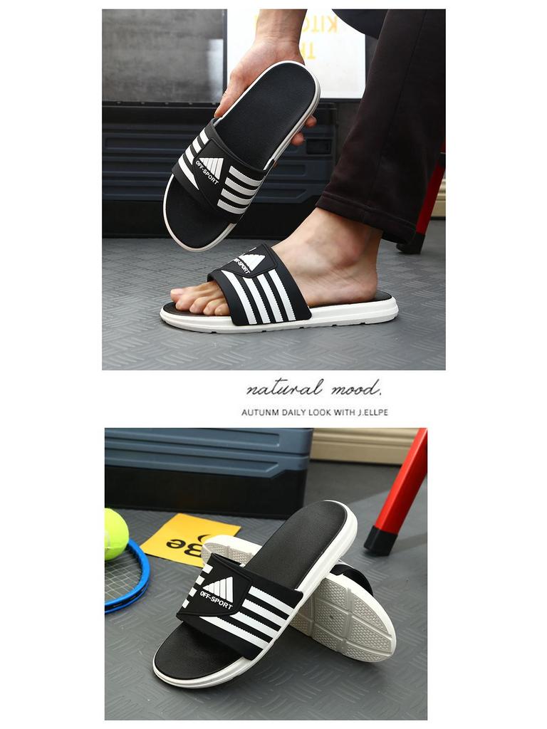 Men's Korean Style Summer Non-Slip Thick Sole Outdoor Slippers