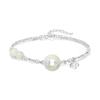 Silver Crushed Wealth Jade Peace Buckle Bracelet - Women's 2025 Edition Bangle, Qixi Festival Gift for Girlfriend