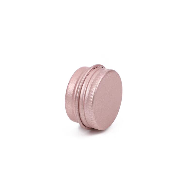 100 Pcs Rose Gold Color 5ml Aluminum Jar 5g Aluminum Tin Container 5ml Cosmetic Jar 5g Cream Jar