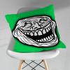 Funny Meme TTroll FFace Pillow Case For 30x30cm45x45cm55x55cm For Home Bedroom Decoration And Protector