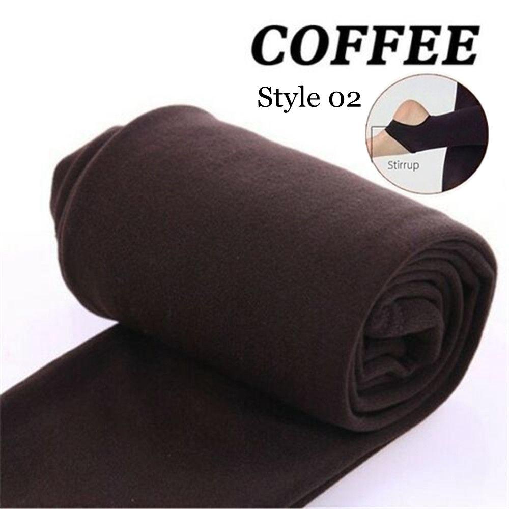 8 Colors Winter Thermal Fluff Lined Warm Tights Thick Pantyhos Stretch Pants Slim Leggings