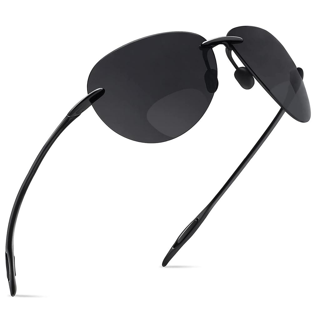 MAXJULI Bifocal Sun Glasses Glasses for Ladies Men Lightweight TR90 TR90 Spectacle Frame Frame Ultra Lightweight and Sun Reading UV400 Protection