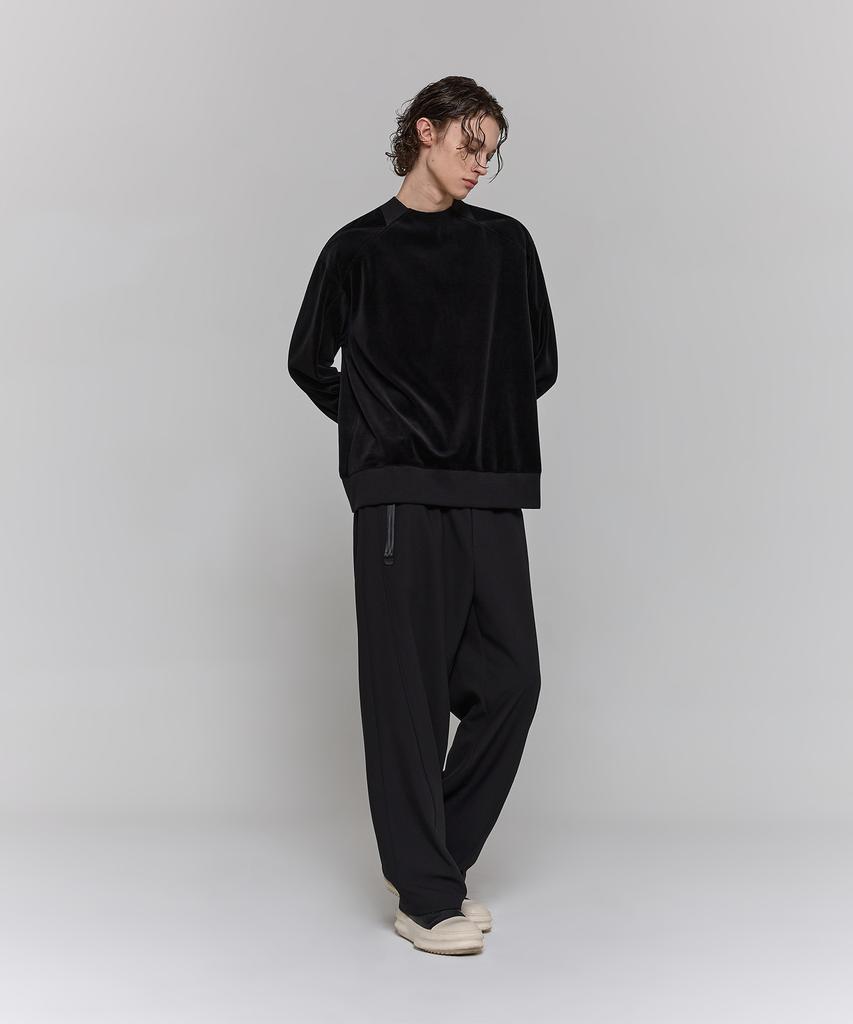 Digeunag Twist Piping Wide Pants (Black)_ Pe3Pa0101