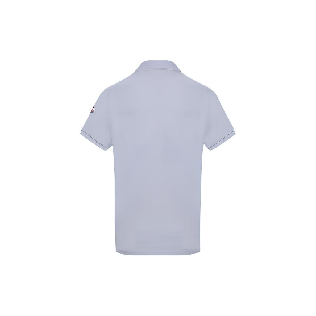 Moncler Minimalist Short Sleeve Polo Shirt Men tops Ivory 0918A7051084556001
