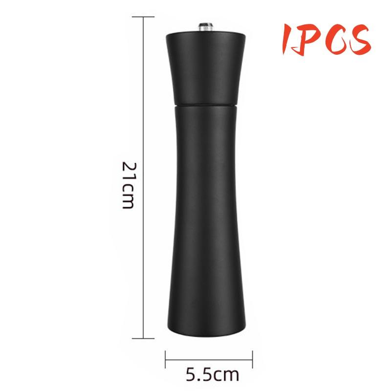 

Многофункциональная мельница для перца, с базовым набором, маленькая мельница для перца, цилиндрическая, керамическая мельница для соли и специй, солонка, 8 дюймов