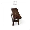Dense Wenge Wood Stool, Chinese Design Mini Bench 21cm Height, Ergonomic Saddle Seat Small Wooden