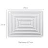 Silicone Dish Pot Drying Mat Heat-resistant Tableware Cup Draining Mat Kitchen Non-slip Round Rectangular Coaster Pad Table Mat