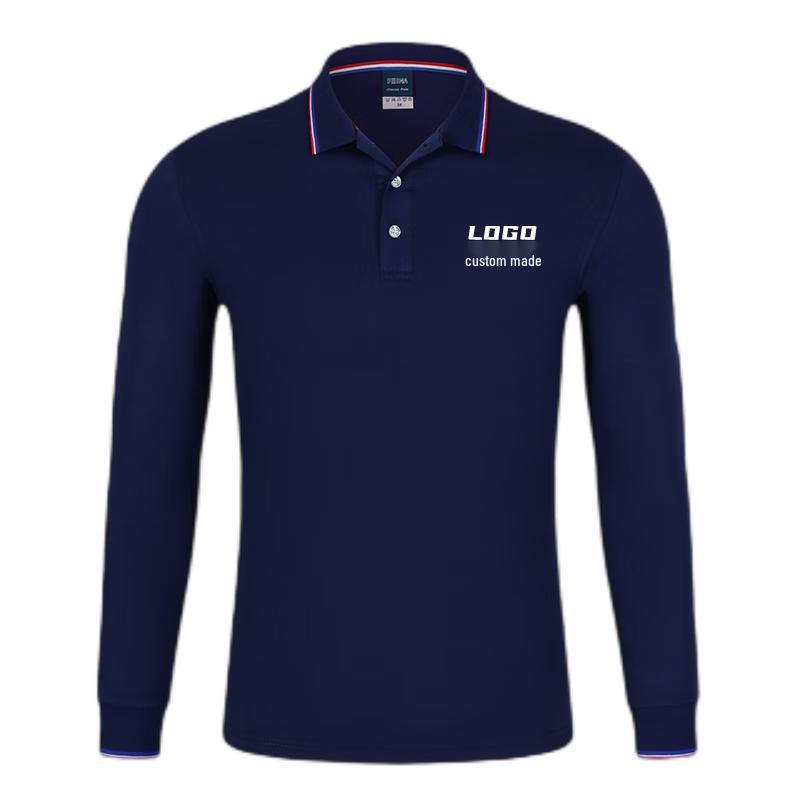 Qianlang Customizable Long-Sleeve Polo T-Shirt