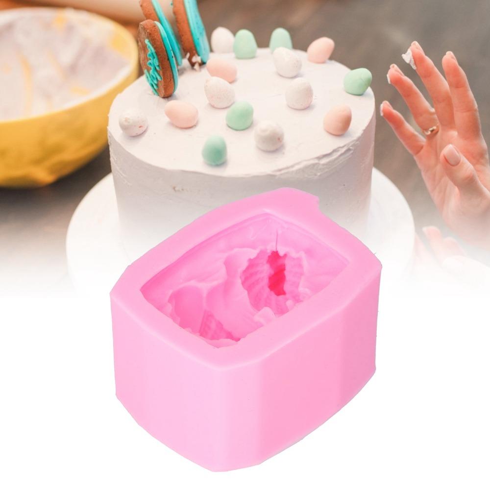 Food Grade Silicone Sleeping Baby Mold Flexible 3D Fondant Mold Baby Shower Mold  Fondant Cake