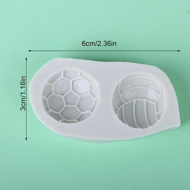 1Pc Basketball Baseball Volleyball Football Silicone Mold Diy Sugarcraft Cupcake Baking Mold Fondant Cake Decorating Tool