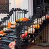 2M Halloween Künstliches Ahornblatt Herbst Landschaftsdeko Grüne Pflanzen Ahornblatt Simulation Wandbehang Weihnachtsranke