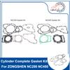 CQHZJ NC250 NC450 Motorcycle Cylinder Complete Gasket Kit Top Bottom Full Engine Pad Seals Set For ZONGSHEN Engine