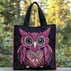 Handbag New Fashion Quilted Digital Printing Tote Bag Commuter Casual Cotton Bag Autumn and Winter Bag Multi-function Bag