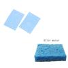 5Pcs 6Cm*6Cm Soldering Iron Solder Tip Welding Cleaning Blue Sponge Pads Tool