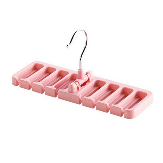 

Органайзер-вешалка для ремней и галстуков - 64г розовый