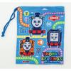 OSK Thomas the Tank Engine Lunch Bag, CP-1 Blue, Made in Japan, 15.5 x 19cm, Bottom: 15.5 x 8cm