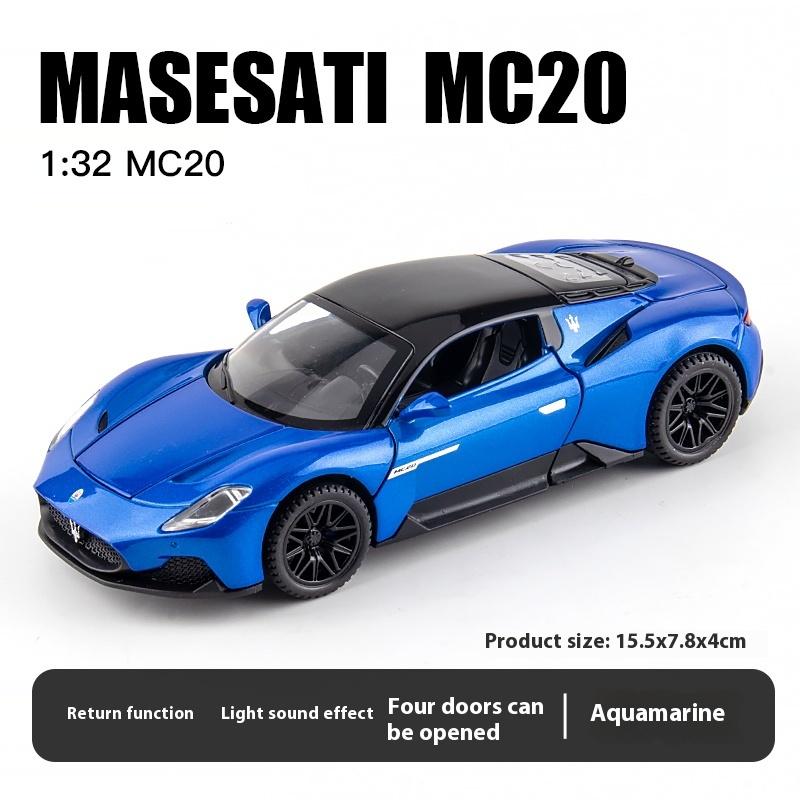 1:32 Scale MC20 Alloy Car Model W/ LED Lights & Sound Effects - Collectible Racing Toy for Kids & Adults, Perfect Gift for Car