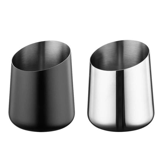 yangyizhi Stainless Steel Ice Bucket, Heavy Duty Champagne Wine Cooler with Slanted Mouth, Thickened Beer Multi-Use Trash Can for Bar KTV
