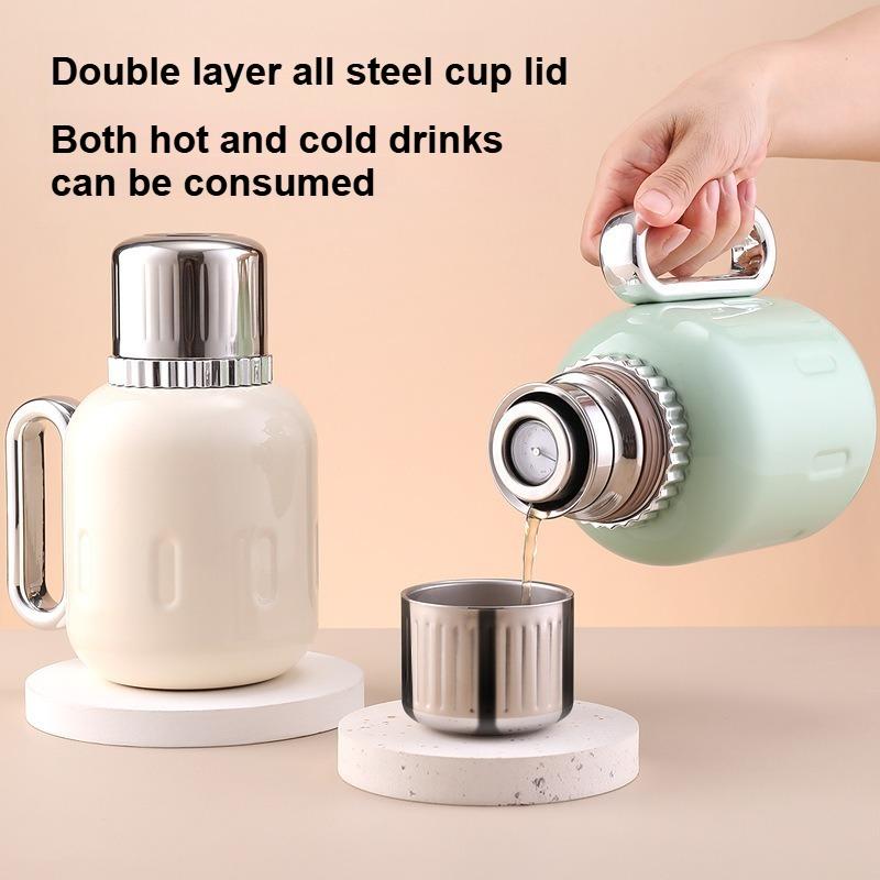 316 Insulated Kettle Large Capacity Thermos High-end Household Outdoor Office Mechanical Tea Brewing Kettle Tea Infuser