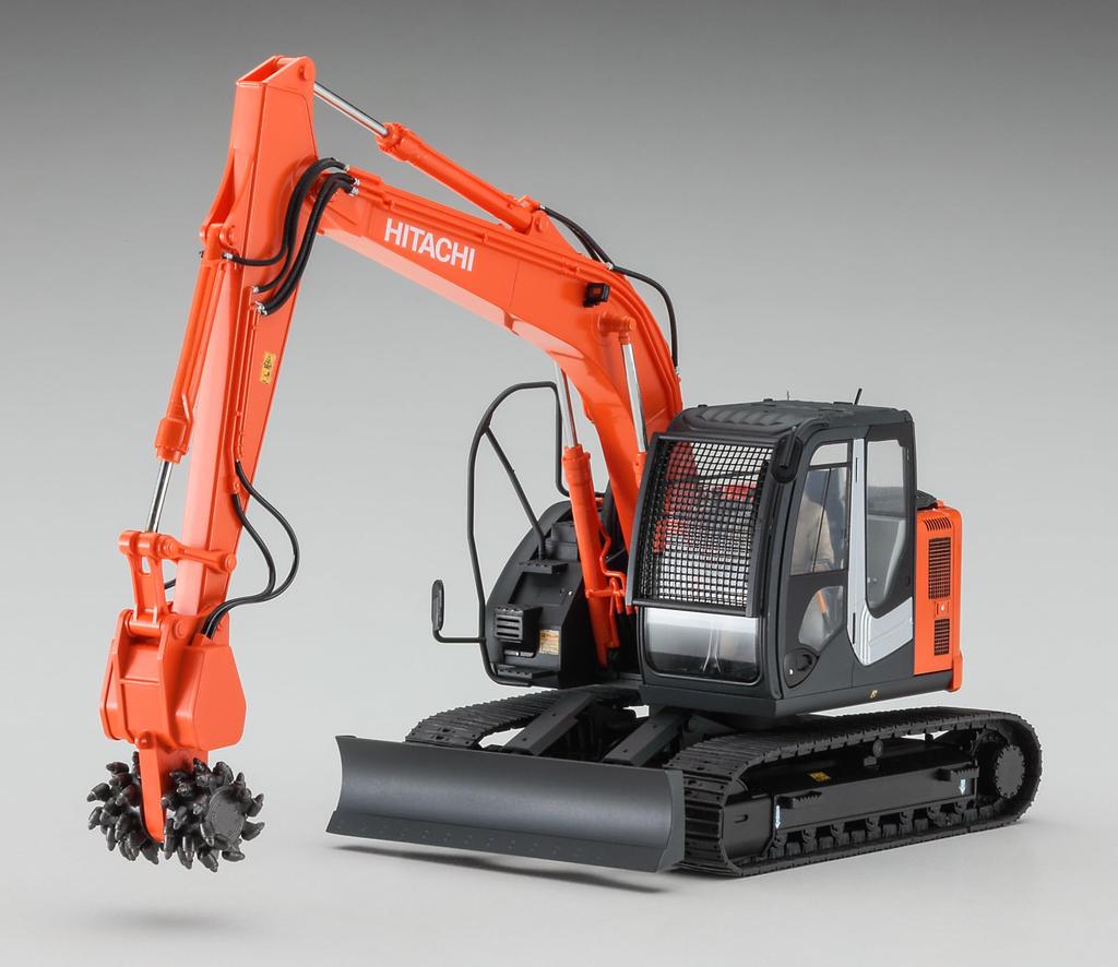 Hasegawa Hitachi Construction Machinery Hydraulic Excavator ZAXIS135US Cutting Cutter Model Plastic Model 66111 1/35 (Car)