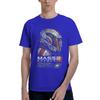 1 Stück Comunisexder Lustiges Grafik 100% Baumwolle T-Shirt Mmass Effect Oberteile T-Shirts Für Unisex