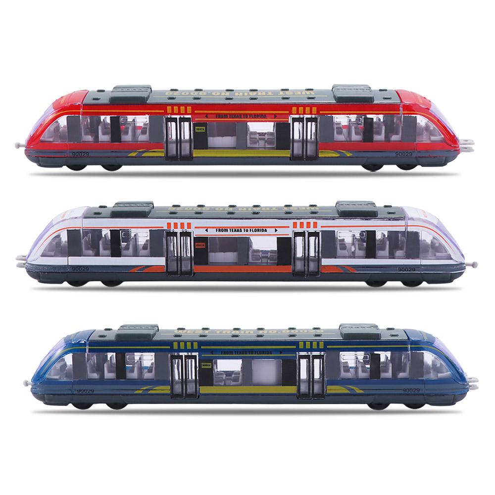 Gift Zinc Zinc Alloy Metro Subway Metal High Speed Rail Simulation Train Toy Diecast Train Toy Underground