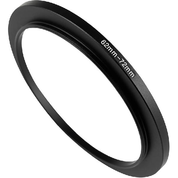 72-77mm Metal Step-Up/Down Ring Adapter Compatible with Mirrorless Cameras DSLR Lens, UV CPL ND Filter Thread Converter, Black