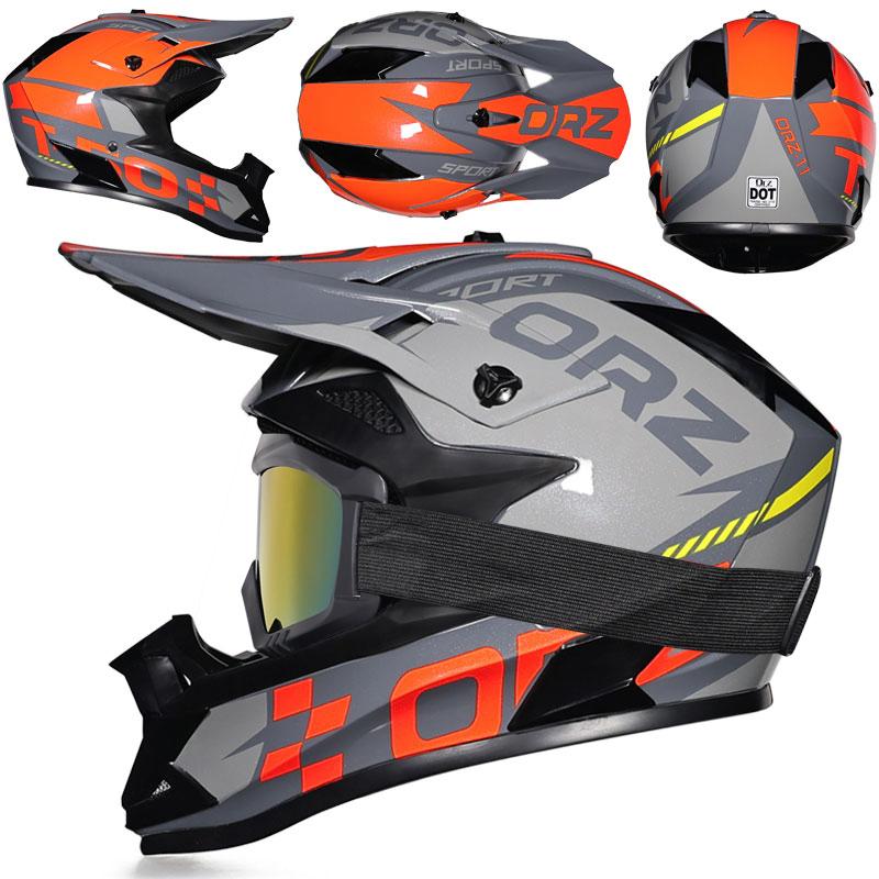ORZ Motorcycle Helmet Motocross Cascos Para Moto Off Road Motocycle Abs Man&Woman Dot