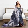 Love And Deepspace Zayne Flannel Blanket Warm Throw Blanket for Couch Bed Travel Print Bedspread Sofa Bed Cover