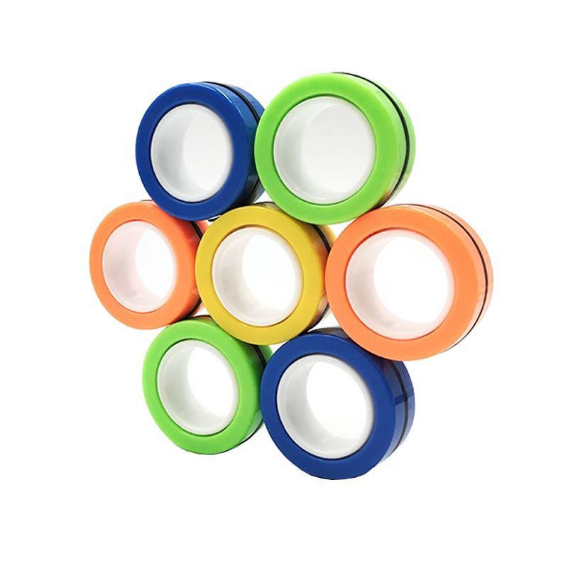 Magnetic Finger Ring Gyroscope: Unique Stress Relief Toy for Decompression