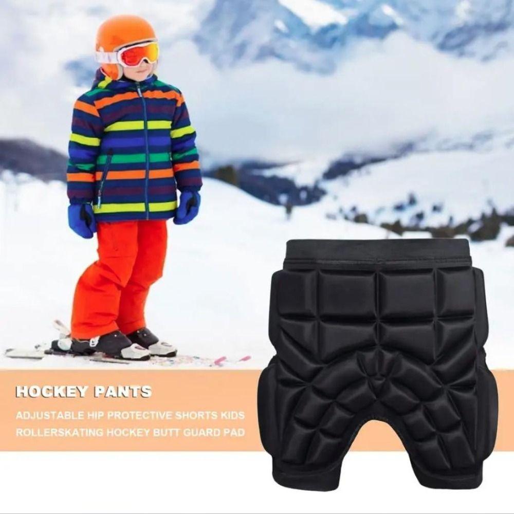 Impact Resistant Children Protective Hip Pad Elastic Protective Padded Shorts  Skiing