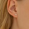 LUNNE 14k Triple Q Piercing (14k Gold) #L05