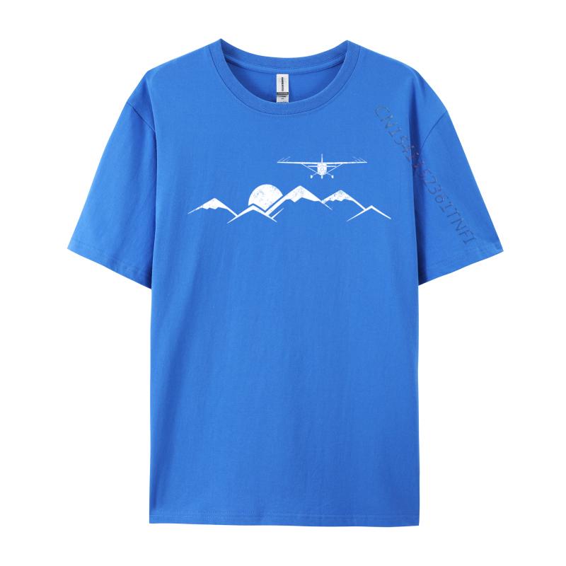 Unisex Tshirt Airplane Over Mountains For Pilots Hip Hop Design Tshirts Unique Unisex Tops Shirts Tops Tees Free Shipping