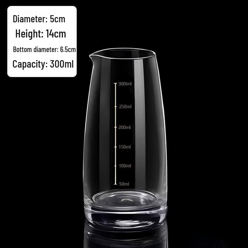 OLOEY Glass Liquor and Wine Decanter Carafe 300ML